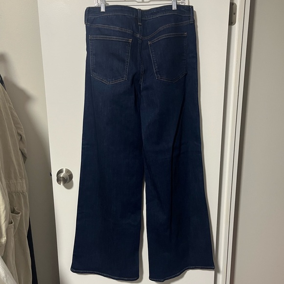 Universal Thread Dark Blue Wide Leg Jeans Size 16 Long - Picture 4 of 4